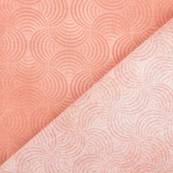 Baumwollstoff Popeline Stoff Bogen Serie Vintage Washed Altrosa 1,40m Breite
