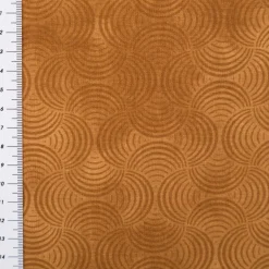 Baumwollstoff Popeline Stoff Bogen Serie Vintage Washed Braun 1,40m Breite