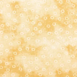 Baumwollstoff Popeline Stoff Kreise Serie Vintage Washed Beige-Gelb 1,40m Breite