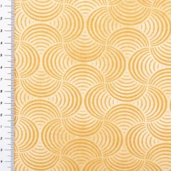 Baumwollstoff Popeline Stoff Bogen Serie Vintage Washed Beige 1,40m Breite