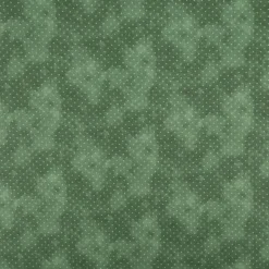 Baumwollstoff Popeline Stoff Pünktchen Serie Vintage Washed Tannengrün 1,40m Breite
