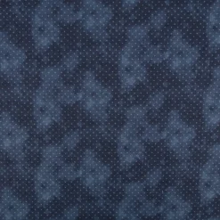 Baumwollstoff Popeline Stoff Pünktchen Serie Vintage Washed Marineblau 1,40m Breite