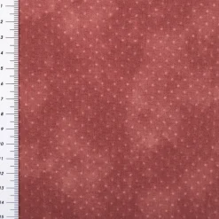 Baumwollstoff Popeline Stoff Pünktchen Serie Vintage Washed Weinrot 1,40m Breite
