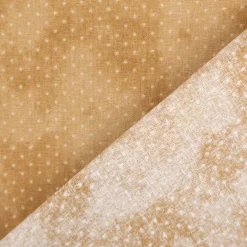 Baumwollstoff Popeline Stoff Pünktchen Serie Vintage Washed Beige 1,40m Breite