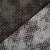 Baumwollstoff Popeline Stoff Pünktchen Serie Vintage Washed Schwarz 1,40m Breite
