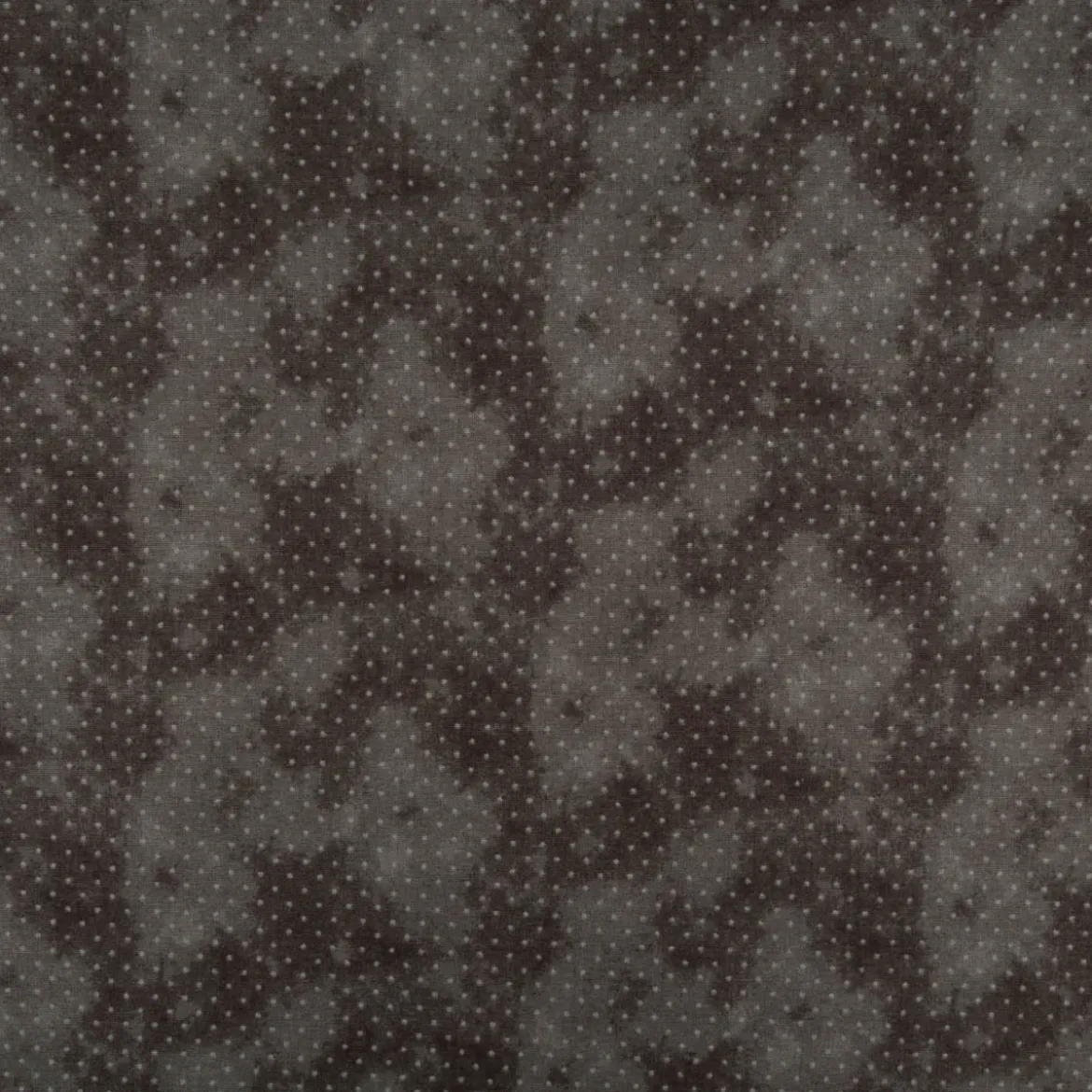 Baumwollstoff Popeline Stoff Pünktchen Serie Vintage Washed Schwarz 1,40m Breite