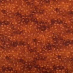 Baumwollstoff Popeline Stoff Kreise Serie Vintage Washed Dunkelbraun 1,40m Breite