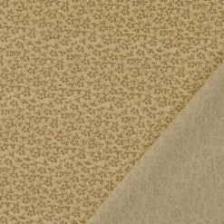 Baumwollstoff Popeline Stoff Allover Blümchen Serie Romantic Garden Beige 1,40m Breite