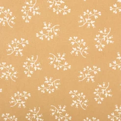 Baumwollstoff Popeline Stoff Blumenzweige Serie Romantic Garden Beige 1,40m Breite