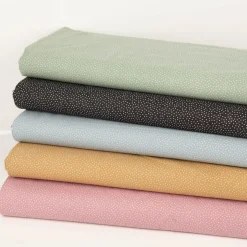 Baumwollstoff Popeline Stoff Pünktchen Serie Romantic Garden Babyblau 1,40m Breite