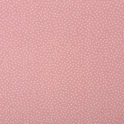 Baumwollstoff Popeline Stoff Pünktchen Serie Romantic Garden Altrosa 1,40m Breite