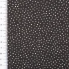 Baumwollstoff Popeline Stoff Pünktchen Serie Romantic Garden Schwarz 1,40m Breite