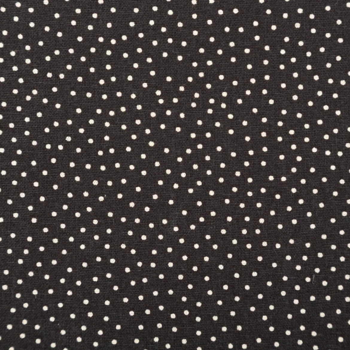Baumwollstoff Popeline Stoff Pünktchen Serie Romantic Garden Schwarz 1,40m Breite