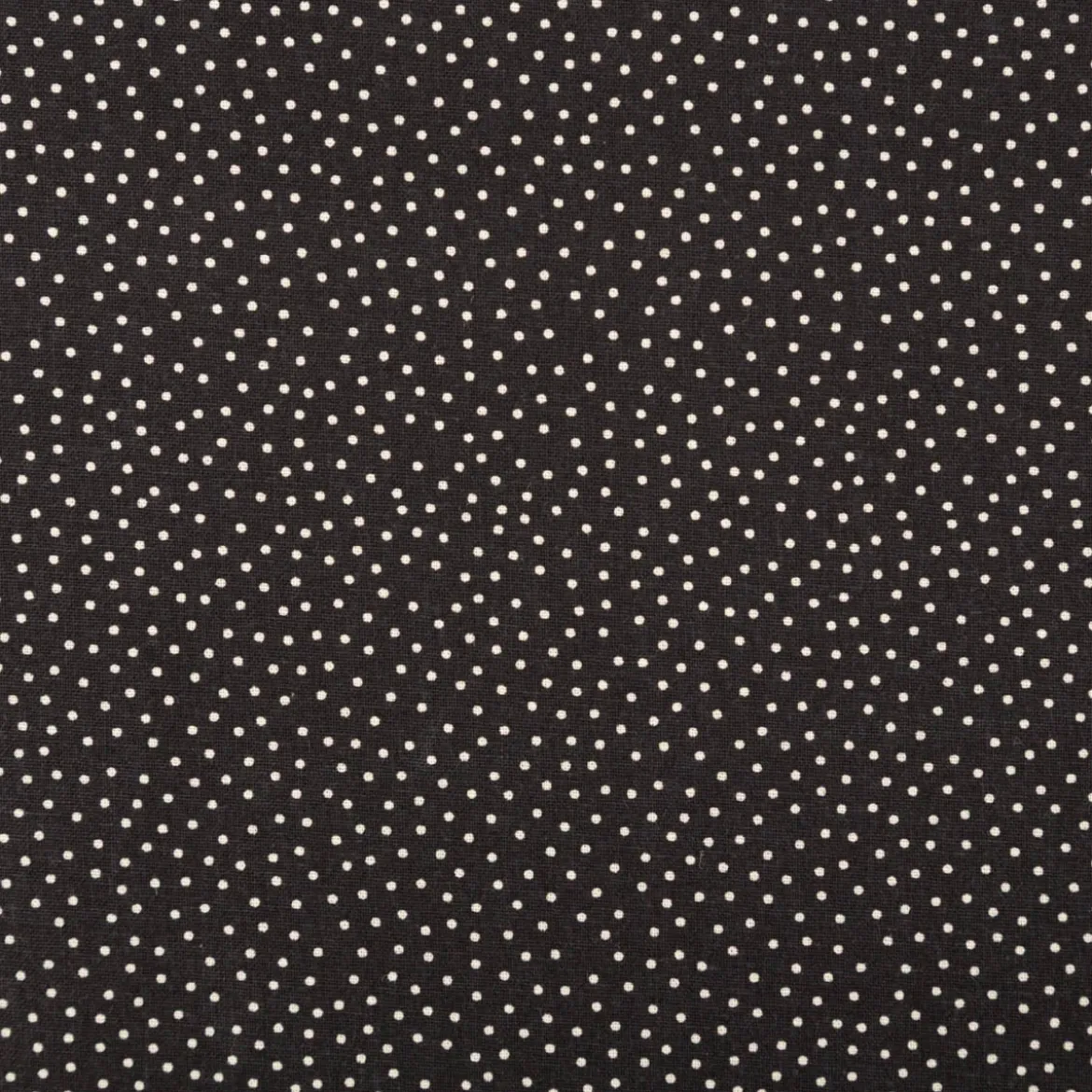 Baumwollstoff Popeline Stoff Pünktchen Serie Romantic Garden Schwarz 1,40m Breite