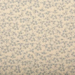 Baumwollstoff Popeline Stoff Allover Blümchen Serie Romantic Garden Babyblau 1,40m Breite