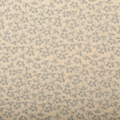 Baumwollstoff Popeline Stoff Allover Blümchen Serie Romantic Garden Babyblau 1,40m Breite