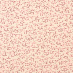 Baumwollstoff Popeline Stoff Allover Blümchen Serie Romantic Garden Altrosa 1,40m Breite
