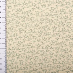 Baumwollstoff Popeline Stoff Allover Blümchen Serie Romantic Garden Mintgrün 1,40m Breite