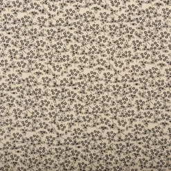 Baumwollstoff Popeline Stoff Allover Blümchen Serie Romantic Garden Schwarz 1,40m Breite