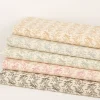 Baumwollstoff Popeline Stoff Blumen und Blätter Serie Romantic Garden Babyblau 1,40m Breite