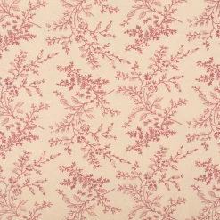 Baumwollstoff Popeline Stoff Blumen und Blätter Serie Romantic Garden Altrosa 1,40m Breite