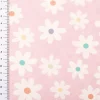 Baumwollstoff Popeline Stoff Blüten rosa 1,45m Breite
