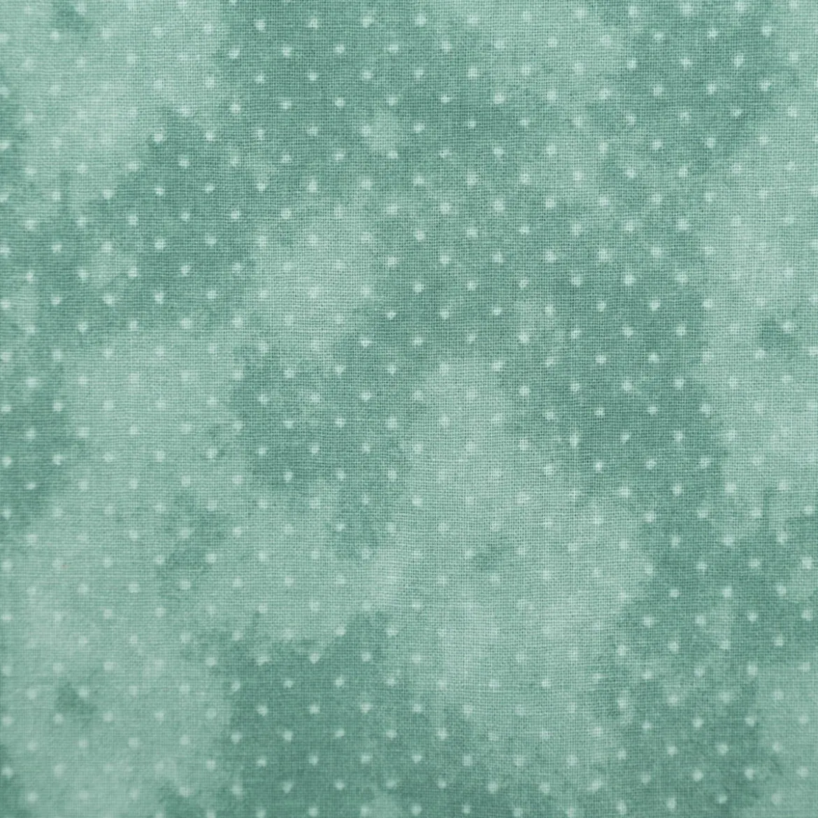 Baumwollstoff Popeline Stoff Pünktchen Serie Vintage Washed Mintgrün 1,40m Breite
