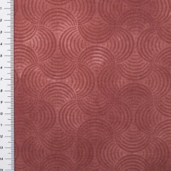 Baumwollstoff Popeline Stoff Bogen Serie Vintage Washed Weinrot 1,40m Breite