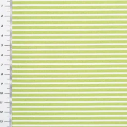Baumwollstoff Popeline Streifen limegrün weiß 1,50m Breite