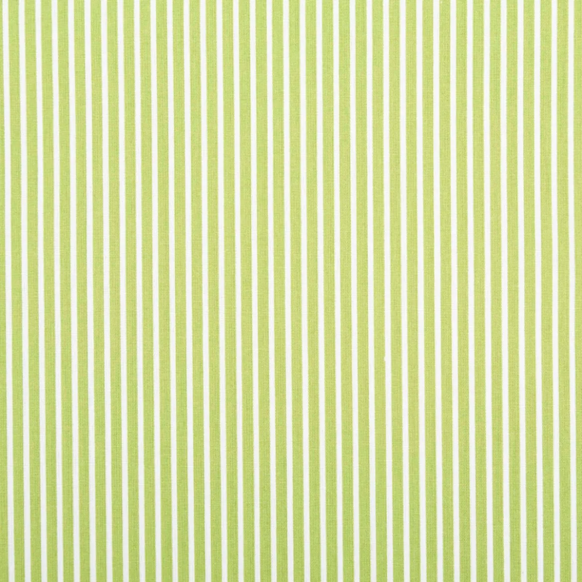 Baumwollstoff Popeline Streifen limegrün weiß 1,50m Breite