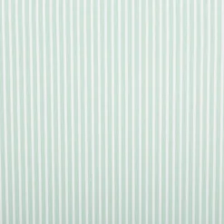 Baumwollstoff Popeline Streifen mint weiß 1,50m Breite