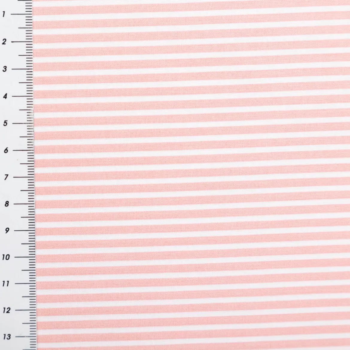 Baumwollstoff Popeline Streifen rosa weiß 1,50m Breite