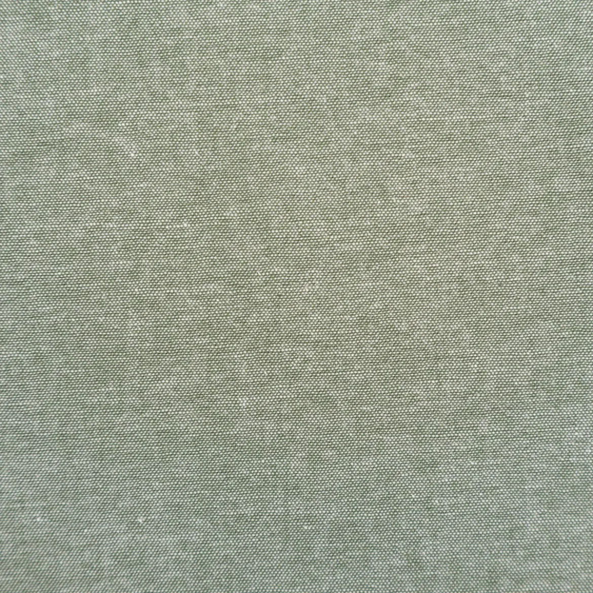 Baumwollstoff Popeline Yarn Dyed garngefärbt einfarbig dunkelgrün meliert 1,44m Breite