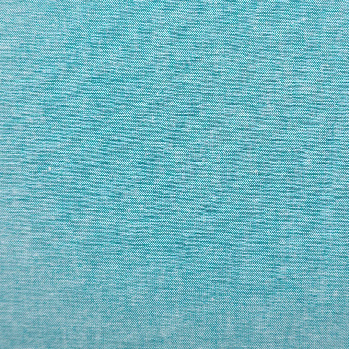 Baumwollstoff Popeline Yarn Dyed garngefärbt einfarbig petrol meliert 1,44m Breite