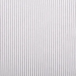 Baumwollstoff Popeline Yarn Dyed garngefärbt Streifen 3mm grau weiß 1,44m Breite