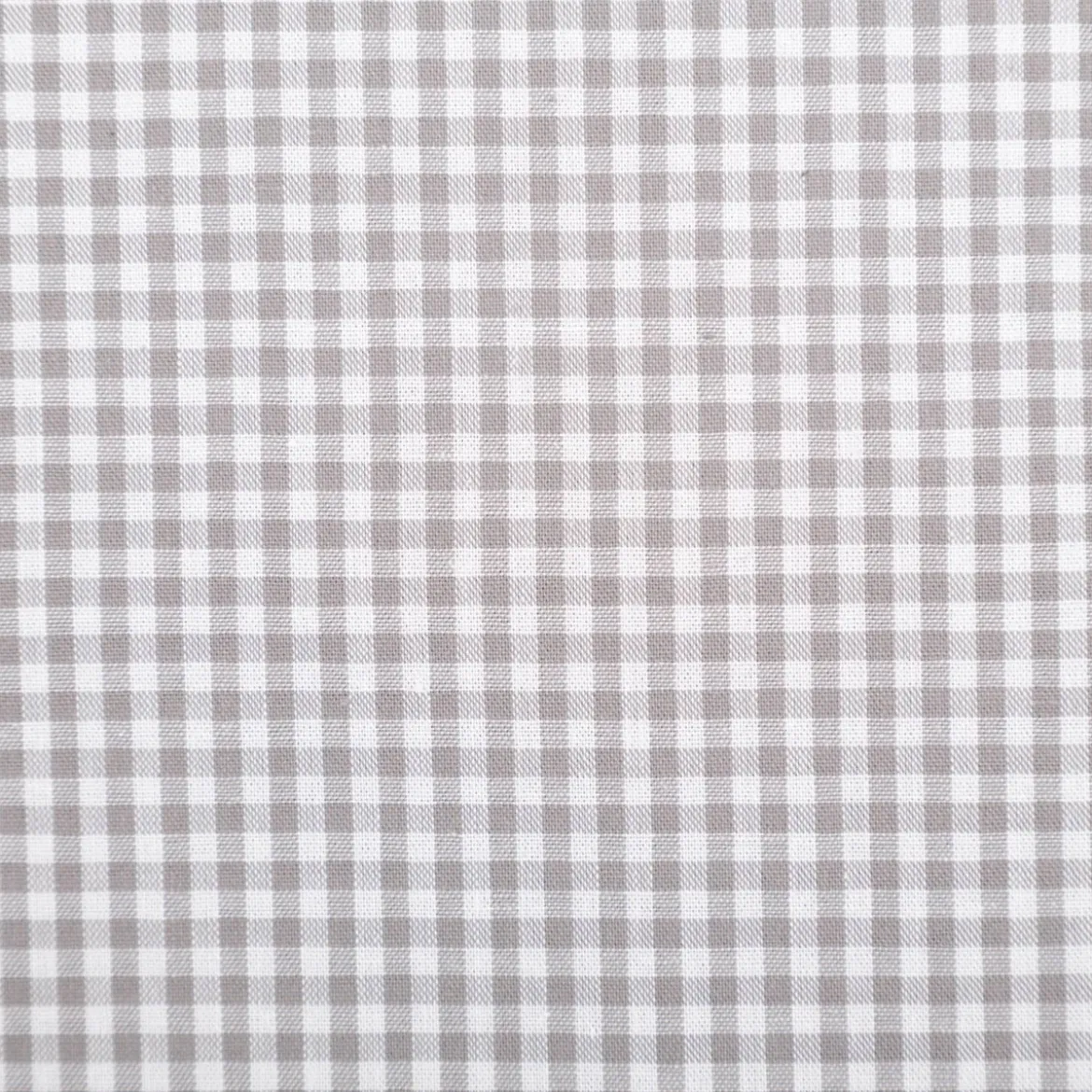 Baumwollstoff Popeline Yarn Dyed garngefärbt kleine Karos 2,7 mm grau weiß 1,44m Breite
