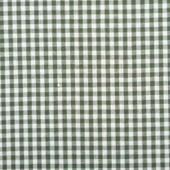 Baumwollstoff Popeline Yarn Dyed garngefärbt kleine Karos 2,7 mm dunkelgrün weiß 1,44m Breite