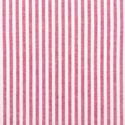 Baumwollstoff Popeline Yarn Dyed garngefärbt Streifen 3mm beere weiß 1,44m Breite