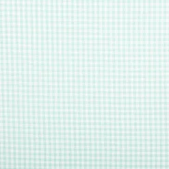 Baumwollstoff Popeline Yarn Dyed garngefärbt kleine Karos 2,7 mm mint weiß 1,44m Breite