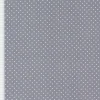 Baumwollstoff Punkte klein Ø 1mm grau weiß