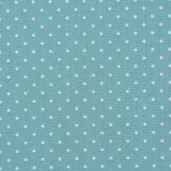 Baumwollstoff Punkte mini Ø 1mm dunkelmint weiß 1,40m Breite