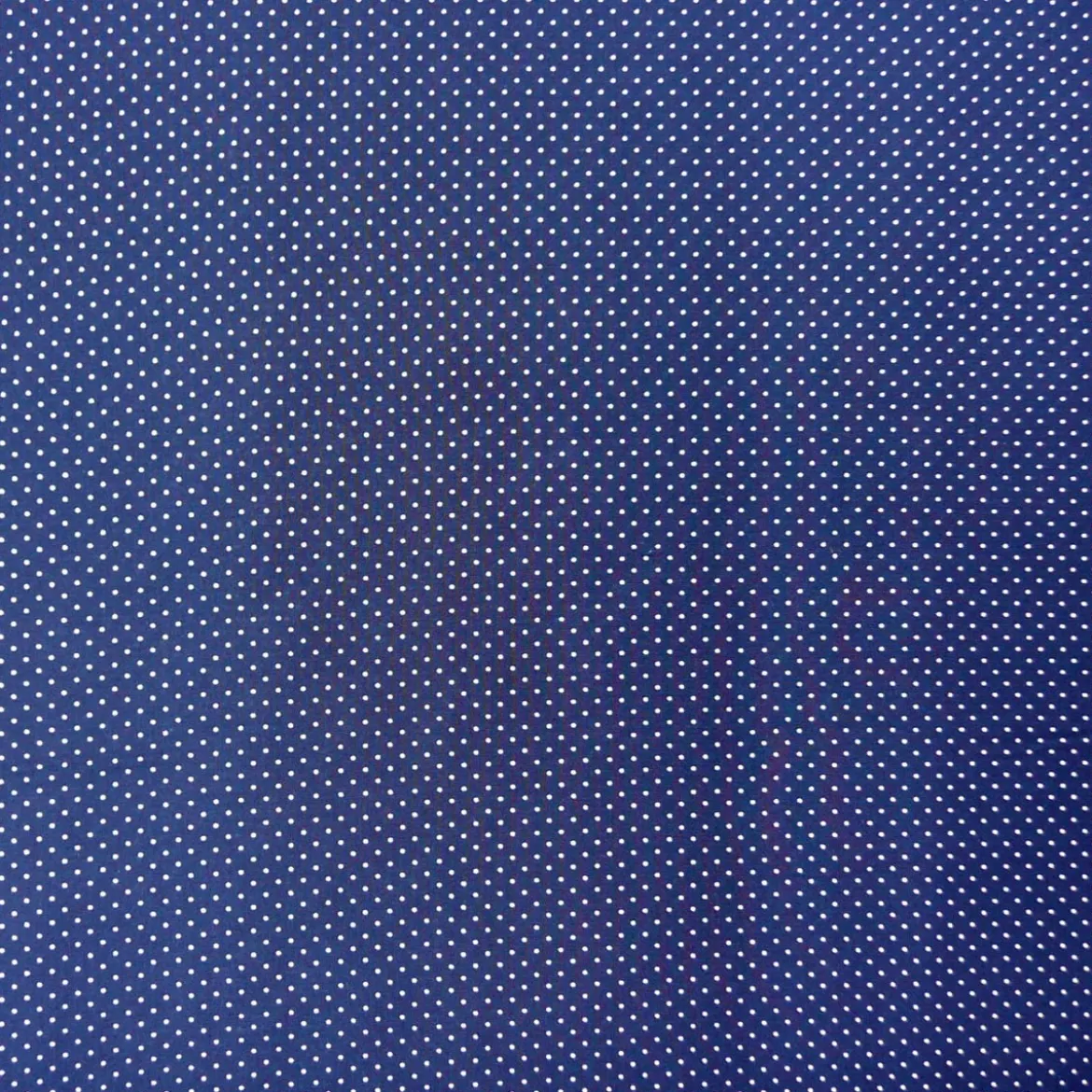 Baumwollstoff Punkte mini Ø 1mm dunkelblau weiß