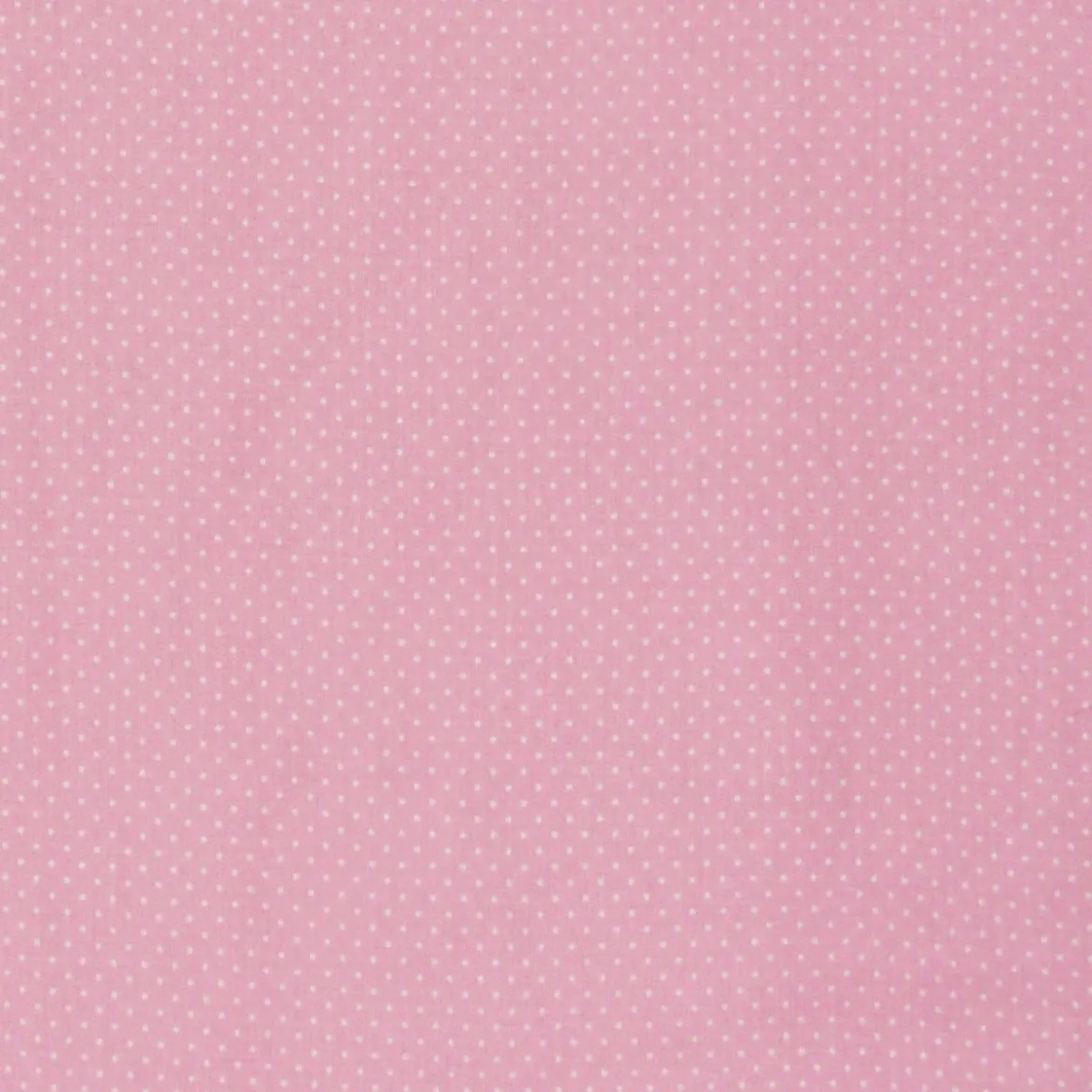 Baumwollstoff Punkte mini Ø 1mm babyrosa weiß