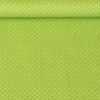 Baumwollstoff Punkte mini Ø 1mm lime weiß