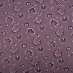 Baumwollstoff Roami Pusteblume lila 1,47m Breite
