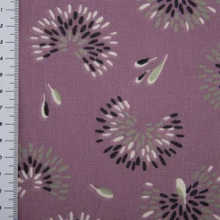 Baumwollstoff Roami Pusteblume lila 1,47m Breite