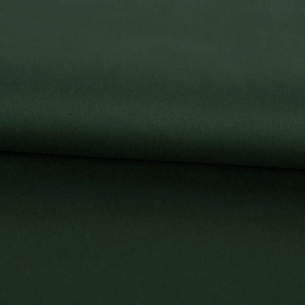 Baumwollstoff Satin Spandex dunkelgrün 1,46m Breite