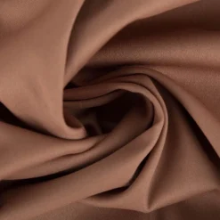 Baumwollstoff Satin Spandex zimt 1,46m Breite
