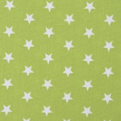Baumwollstoff Sterne ca. 1x1cm lime grün weiß 1,40m Breite