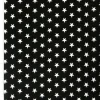 Baumwollstoff Sterne ca. 1x1cm schwarz weiß